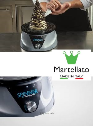 Martellato SPINNER  Electric Cake Turntable by i-Cream Solutions